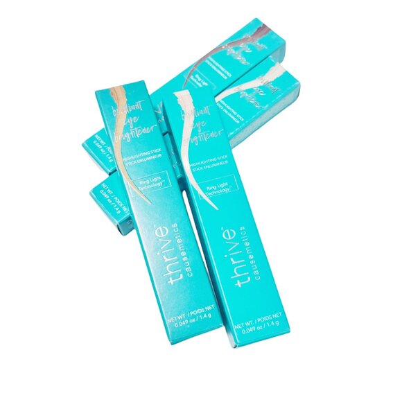 4pack/Mix 4 color/Thrive Causemetics Brilliant Highlighting Stick Eye Brightener - Picture 2 of 2